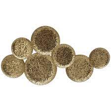 Multi Circle Wall Decor Gold Circle Wall Decor Metal Wall Decor Circle Wall