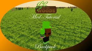 as well as suggestions why should you choose traveler's backpack? Backpack Mod Tutorial Erklarung Minecraft Life In The Woods Youtube