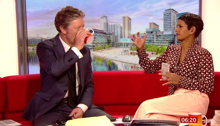 Naga Munchetty voices concern as BBC Breakfast co-host Charlie Stayt  struggles on air
