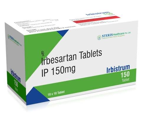 STERIS PHARMA | irbesartan 150 mg uses, dosage, side effects