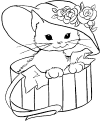 To print out a black and white coloring sheet, use the eraser to remove all the colors in the picture, and click the printer icon! Free Online Coloring Pages Cats Animal Coloring Pages Kitty Coloring Cute Coloring Pages