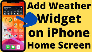 How To Add Weather Widget To Home Screen In Ios 14 On Iphone Change Default Location Size Style Youtube