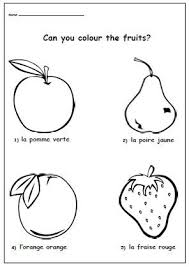 Numbers 123 count apples dot activity free preschool coloring sheets welcome preschool teachers and parents, it's time to color the dot. Kids Worksheet Colour Words French Learning Colouring French Etsy Learn French French Worksheets Worksheets For Kids