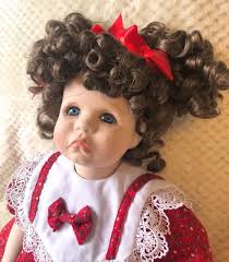 VINTAGE 1992 "ERICA" Diane Schurig Hamilton Collection Porcelain Doll No  #2829A $35.00