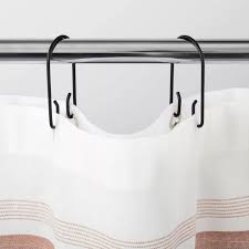 Decorative Shower Curtain Rings Hearth Hand With Magnolia Black Shower Curtains Shower Curtain Decor Diy Shower Curtain