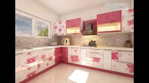 The wood looks great here due to the lighter tile color. 50 Modular Kitchen Designs As Royal Decor Youtube