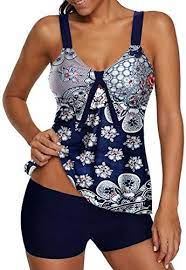 New Eternatastic Women S Retro Paisley Printed Tankini Swimsuit With Boyshorts Swim Tank Top Women Swimsuits 22 99 Weoffertopsel Fashion Tankini Top Tankini