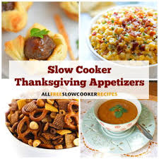 Using a very fine piping tip and icing bag, add yellow feet to your chocolate apple turkeys. 16 Slow Cooker Thanksgiving Appetizers Allfreeslowcookerrecipes Com