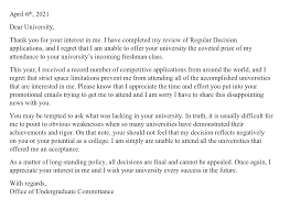 Please do pass along my regrets to everyone attending. I Got Into My Top Choice So I Started Sending Out Rejection Letters To Colleges That Accepted Me Before The Feeling Of Power Is Unreal What An Amazing Feeling This Is Applyingtocollege
