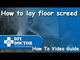 Floor Screeding Laying A Level Floor Diy Doctor