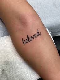 And leaves a strong impact and deep meanings than pieces written on paper. Beloved One Word Tattoos Inner Elbow Tattoos Elbow Tattoos