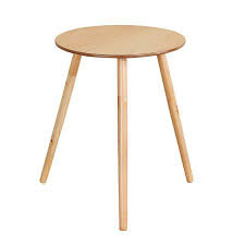 Buy Round Wooden Side Accent Table Unfinished 20 Diam X 25 1 2 H At Walmart Com Round Side Table Accent Table Side Table