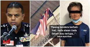 Isu bendera terbalik sedang hangat diperkatakan. Benci Sangat Ke Kat Malaysia Dua Tahun Pasang Bendera Terbalik Wanita Ditahan Polis