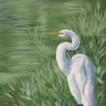 Paint and Sip – Snowy Egret
