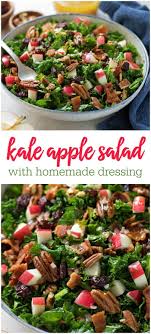 Sweet Kale Salad Recipe Homemade Dressing Lil Luna Recipe Sweet Kale Salad Kale Salad Kale Salad Recipes