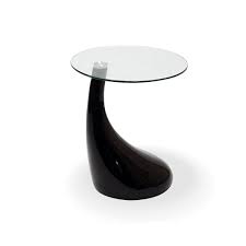 Rated 5 out of 5 stars. Modern Glass Side Table Teardrop Side Table Round Glass Side Table
