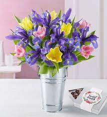 Mother S Day Butterfly Kisses In 2021 Flower Delivery French Flowers Iris Bouquet
