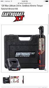 The video review below features the warrior 18v lithium 3/8 in. Anyone Try The New 12v 3 8 Cordless Xtreme Torque Ratchet Wrench Harborfreight