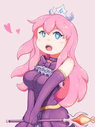aged up blue eyes clothed clothing crown cute dress female gaming  hi res kalia3see lipstick long gloves npc pink hair png princess (terraria)  princess dress purple dress terraria wand 