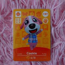 Walt # 354 animal crossing amiibo card authentic series 4 new never scanned! Toys Animal Crossing Amiibo Card 137 Cookie Poshmark