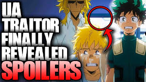 UA TRAITOR REVEALED (0% CAP) / My Hero Academia Chapter 335 Spoilers -  YouTube