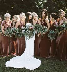 Real Jenny Yoo Velvet Wedding Color English Rose Rose Bridesmaid Dresses Velvet Bridesmaid Dresses Brown Bridesmaid Dresses