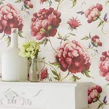 eijffinger muse behang 331500 beige rood groen bloemen behang eijffinger muse behang abcbehang de grootste behangwinkel bloemen behang behang bloem behang