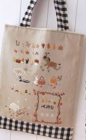 Diary Of A Dreamer Embroidered Tote Handmade Bags Embroidery Craft