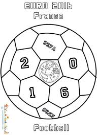 Coloriage D Un Ballon Euro 2016 De Football Coloriage Euro 2016 Ballon De Football Coloriage Coloriage Foot