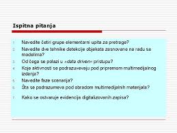 Predavanje 8 Pretraivanje U Multimedijalnim Sistemima I Priprema
