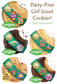 dairy free girl scout cookies ingredients allergen