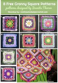 Even people who barely know that there's a difference between knitting and this is actually one of about two dozen granny square patterns in the 2018 moogly afghan block cal. 8 Free Granny Square Patterns Oombawka Design Crochet