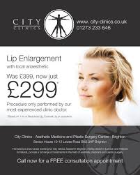 lip enlargement with local anaesthetic