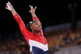 Biles came into the second day of competition at the top of the leaderboard, with her Cbyil003xj1aim