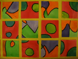 Split Complement And Triadic Color Scheme Tiles Easy To Isolate Each Color Scheme By Doing Two Separate Paintings And The 5th Grade Art Color Schemes Painting