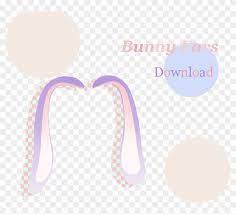Printed in soft yellow, blue and settingsrafts plum.print bubblegum sugar: Bunny Ears From Grizzlyluv Picture Source And Download Mmd Bunny Ears Dl Clipart 183075 Pikpng