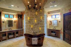 In general, the bathroom design uses an ancient material type that speaks on nature and everlasting love. Tuscan Bathroom Houzz