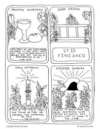 Top quality coloring sheets for free. Holy Triduum Coloring Page The Homely Hours
