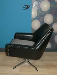 Erfolgreich am markt seit über 50 jahren #10003; 60er Jahre Cocktailsessel Leder Sessel Lounge Chair Drehbar Schwarz Schwer 3 V 3 Ebay