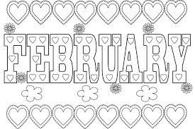 February 2021 calendar coloring page. February Coloring Pages Best Coloring Pages For Kids Coloring Pages For Kids Valentine Coloring Pages Printable Coloring Pages