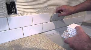 Vamos tile 12 x 12 premium peel and stick tiles backsplash,kitchen backsplash bathroom wall tile(10 sheets) backsplash peel and stick pvc tile, stickon tile for kitchen backsplash, bathroom vanities, fireplace décor, laundry table, stair decals in ecru slate (12 x 12, 5 sheets) How To Install A Simple Subway Tile Kitchen Backsplash Youtube