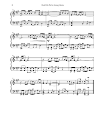 Hold On We Re Going Home By Drake Sheet Music Free Download Musicos Para Eventos Agez Musica