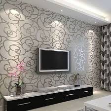 Stencil Ile Duvar Boyama Nasil Yapilir Dekoratif Sablon Teknigi Uygulamasi With Images Interior Design Living Room Tv Wall Decor Modern Tv Wall Units