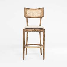Is richly adorned with angled accents and a fresh, sleek finish. Bar Stools Kitchen Counter Height Stools Crate And Barrel