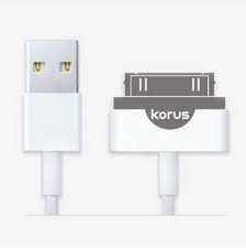 Keep The Music Playing While You Charge Your Iphone Ipad Or Ipod The Korus Usb Charging Cable Plugs Into You Cable Plug Usb Charging Cable Power Adapter