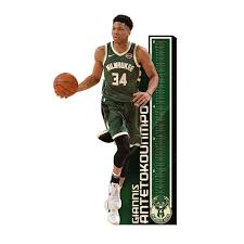 giannis antetokounmpo growth chart x large nba wall graphic