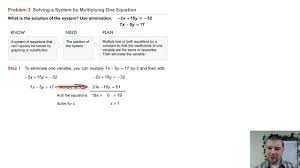 By how many percent did the price increase? Algebra 1 6 3 Complete Lesson Solving Systems Using Elimination Matthew Richardson Library Formative
