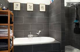 Slate tiles often are cut to slightly different sizes and thicknesses, which. Bathroom Home Voyeurs A Peek Into Homes