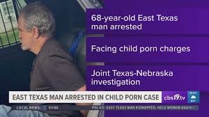 East Texas man arrested in child porn case