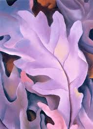 Georgia O Keeffe Rosa Luna Purple Leaves Georgia O Keeffe Georgia O Keeffe O Keeffe Paintings Artwork